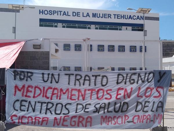 Denuncian en la Sierra Negra falta de medicinas en Hospital de la Mujer