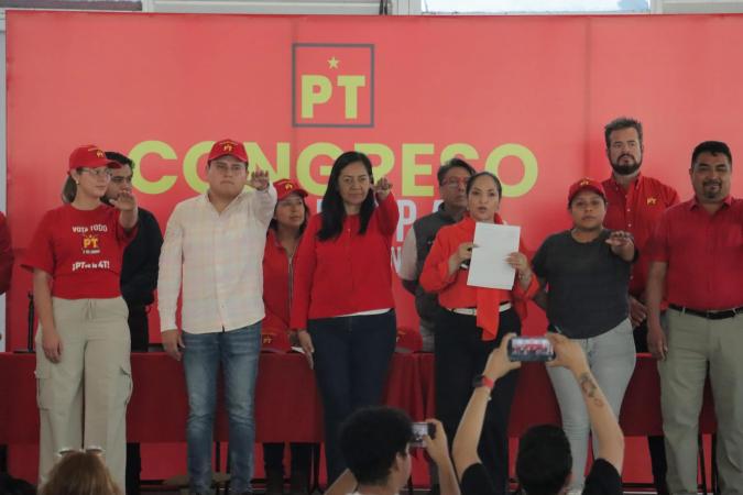 Llevan a cabo en Atlixco convención del PT para elegir a delegados