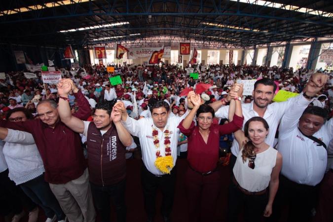 Panistas de Atlixco apoyan a Barbosa e ignoran a Cárdenas