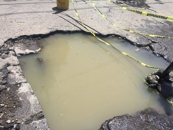 Atlixco se llena de baches durante la temporada de lluvia