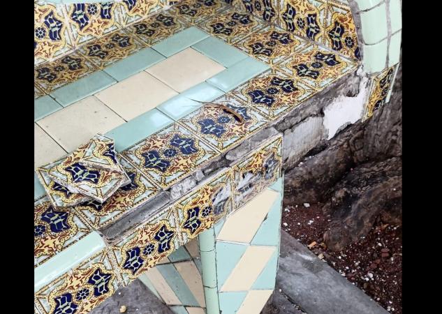 Banca dañada desata pleito en Atlixco