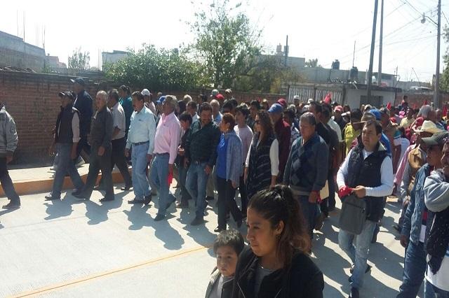 Amaga Antorcha Campesina con nueva protesta en Texmelucan