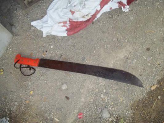 Lo machetean por intentar robar en una casa de Xicotepec
