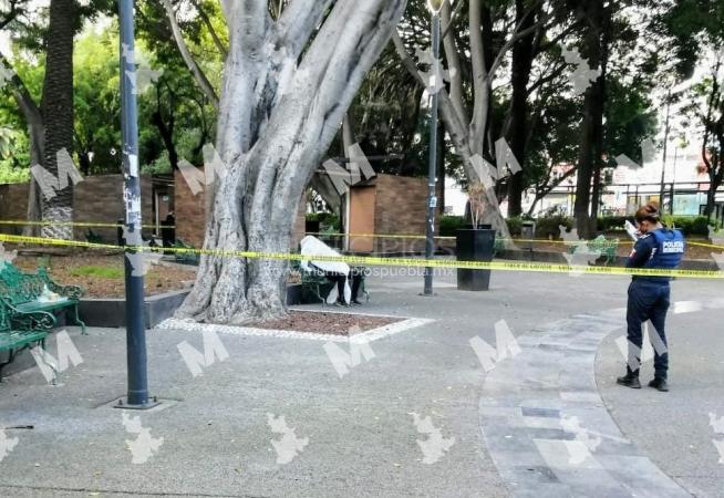 Muere sentado en banca de Paseo Bravo