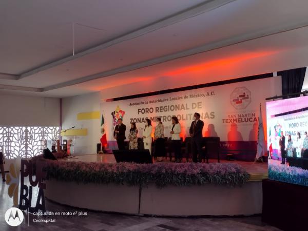 Texmelucan fue sede del Foro Regional de Zonas Metropolitanas