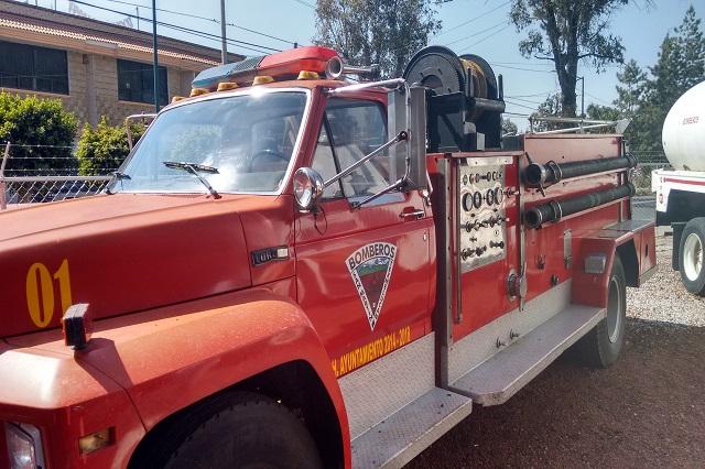 Arreglan estación de bomberos pero con equipo obsoleto en Texmelucan image 3