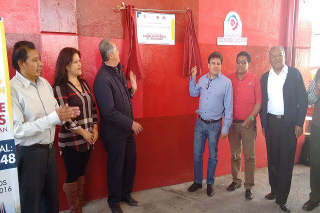 Arreglan estación de bomberos pero con equipo obsoleto en Texmelucan image 1