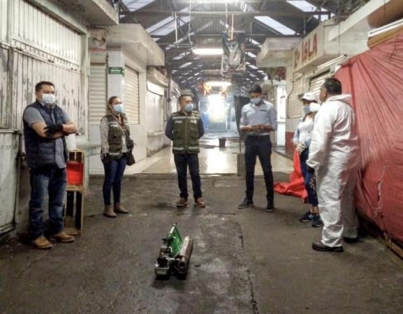 Sanitizan 10 mercados de Puebla capital en la última semana image 2