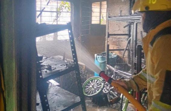 Abuelito muere calcinado por incendio en su vivienda en Huauchinango