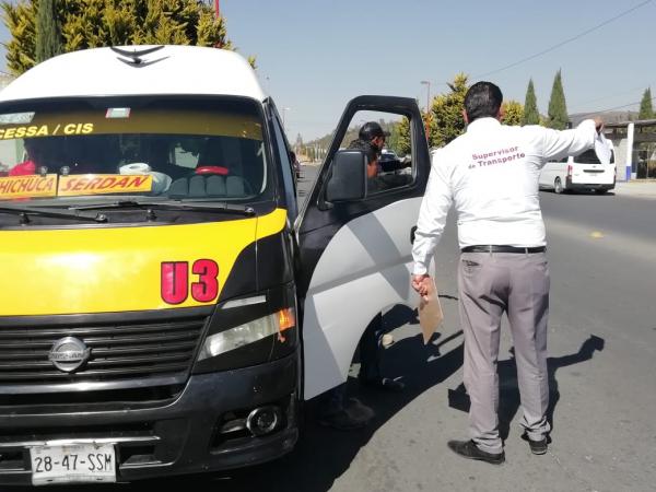 En Serdán 50% de operadores de transporte, sin licencia