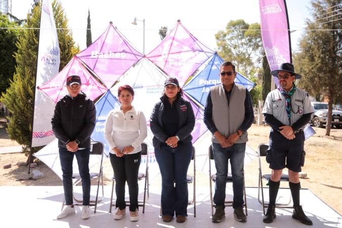 Acciones conjuntas fortalecen espacios públicos en San Andrés Cholula