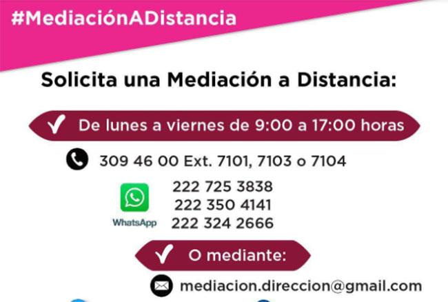 Ayuntamiento de Puebla ofrece mediación de conflictos civiles o familiares de manera virtual