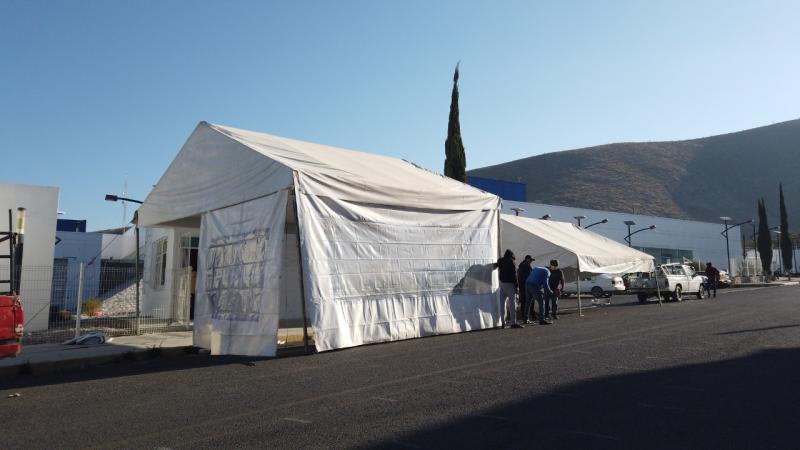 Sin dosis de AstraZeneca abre módulo permanente en Tecamachalco