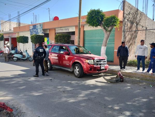 Muere motociclista de 15 años en Tehuacán