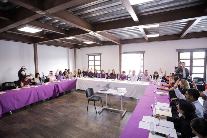 Fortalece Lupita Cuautle estrategia Puerta Violeta en favor de las mujeres