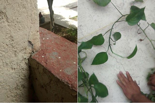 Multifamiliar en Tehuacán presenta daños tras el sismo image 2