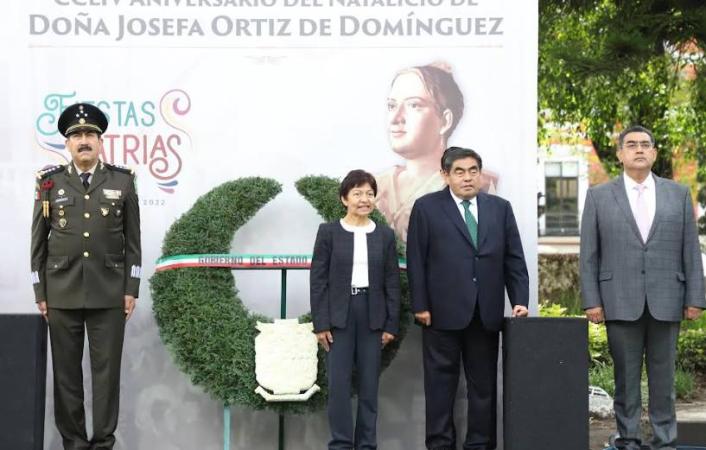 Conmemora gobierno estatal aniversario del natalicio de Josefa Ortiz de Domínguez