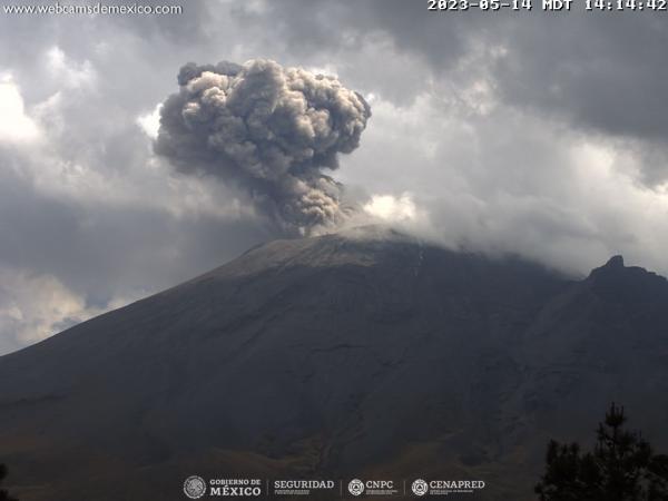 Alista Sedena 350 elementos en caso de evacuación por actividad del Popocatépetl
