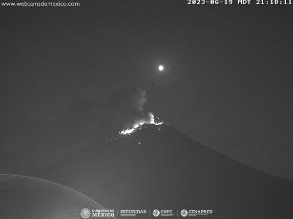 Popocatépetl registra 39 exhalaciones y una explosión en 24 horas