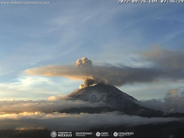 Popocatépetl sigue muy activo y registra 63 exhalaciones en 24 horas