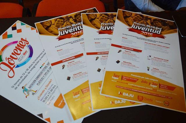 Presentan Premio Municipal de la Juventud en San Pedro Cholula image 2