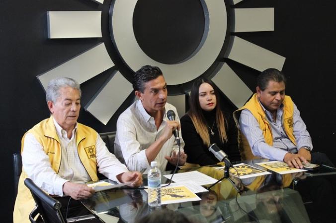 PRD en Puebla se suma a la marcha en la defensa del INE