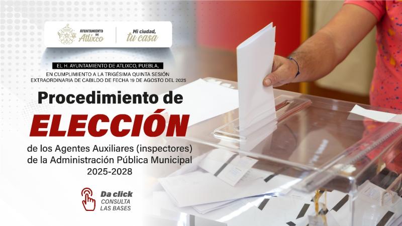 Ariadna Ayala abre convocatoria para renovar agentes auxiliares en Atlixco