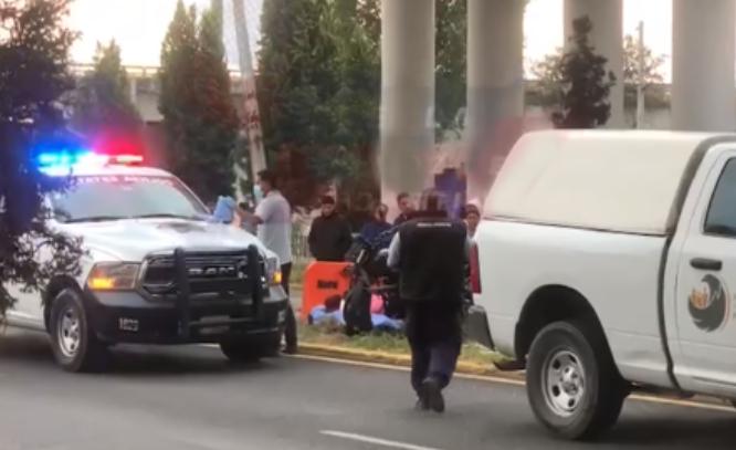 Joven motociclista de 17 años muere al chocar en la recta a Cholula