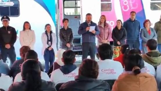 Adán Domínguez informa lo hecho en desarrollo humano por el Ayuntamiento de Puebla