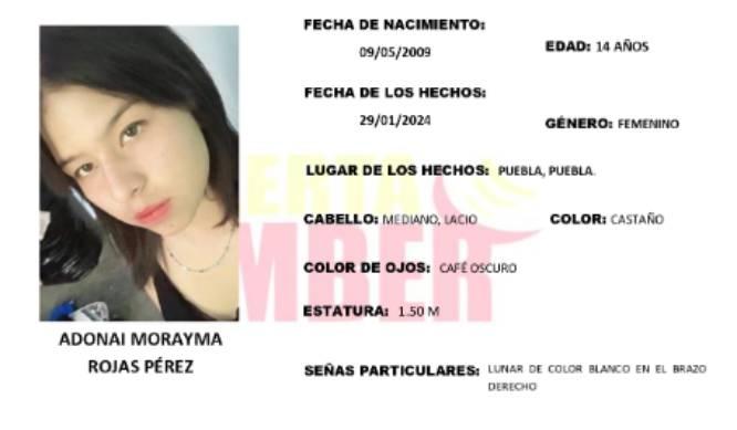 Adonai de 14 años desapareció en Xochimehuacan; activan Alerta Amber