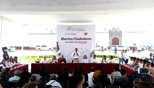 Céspedes encabezar jornada de Martes Ciudadano en San Pedro Cholula