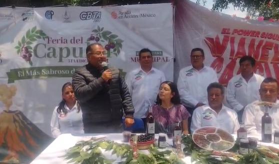 Domingo Arenas anuncia la quinta Feria del Capulín