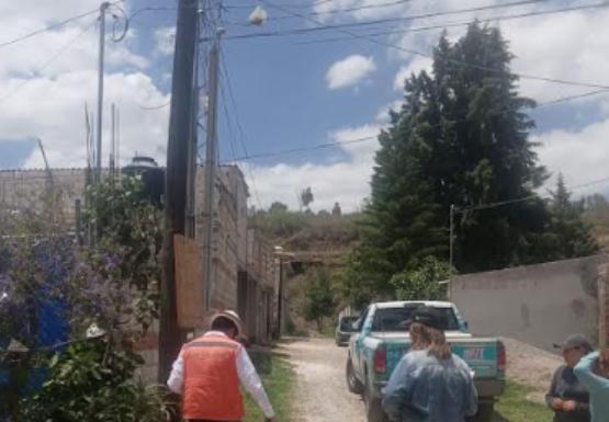 Electrificarán calles gracias al Movimiento Antorchista en Ocoyucan