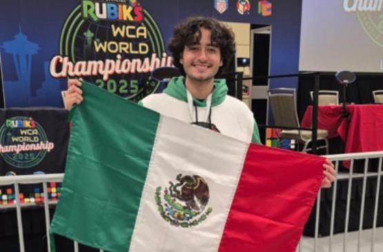 Logra tehuacanero colocarse entre los mejores 15 del mundo en el cubo Rubik