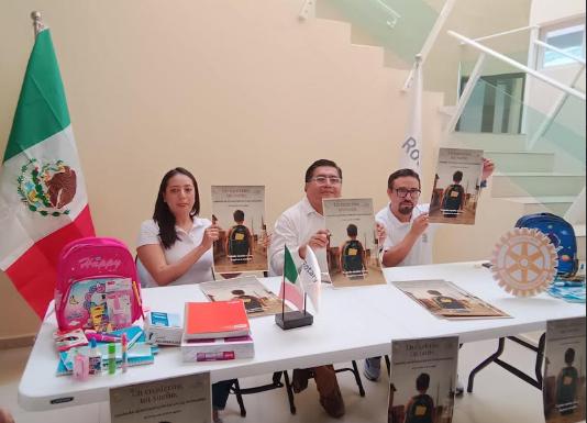 Club Rotario de Tehuacán realiza colecta de útiles para menores en estado de vulnerabilidad
