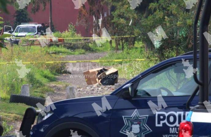 Dejan cuerpo desmembrado en cajas de cartón en Puebla capital
