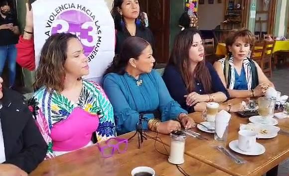 Mujeres cholultecas celebran aval de la ley 3 de 3 contra la violencia