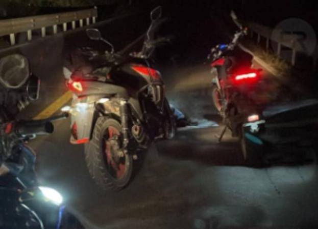 Motociclista derrapa y termina con las piernas fracturadas en la México-Tuxpan