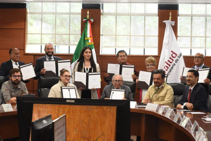 Secretaría de Salud firma convenios con Comisiones Estatales