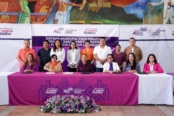San Andrés Cholula refuerza políticas de igualdad y prevención de violencia en el Día Naranja