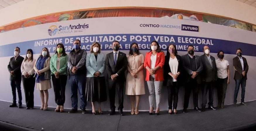 Informa Tlatehui sobre actividades realizadas en veda electoral