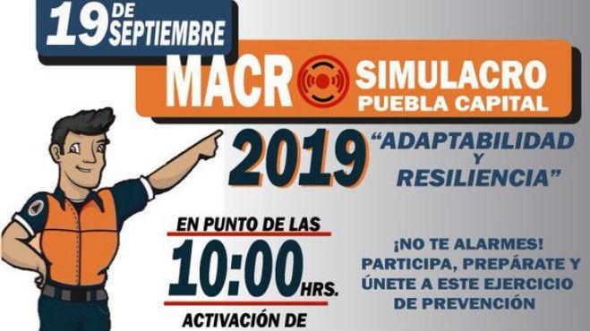 Preparan Macro Simulacro para este 19 de septiembre