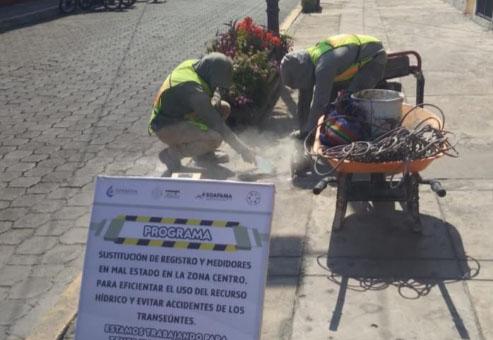 SOAPAMA modernizará mil medidores en el centro de Atlixco: Luis Enrique Vargas
