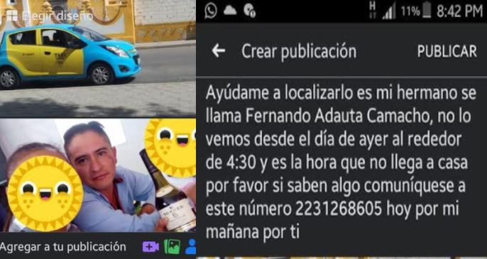 Aparece ejecutado en Acatzingo taxista originario de Nopalucan