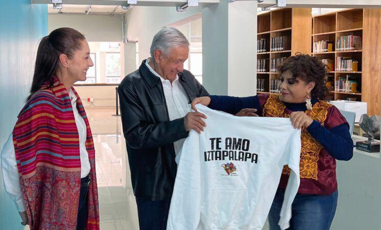 AMLO recorrió el centro cultural y deportivo Utopía Aculco, en la alcaldía de Iztapalapa