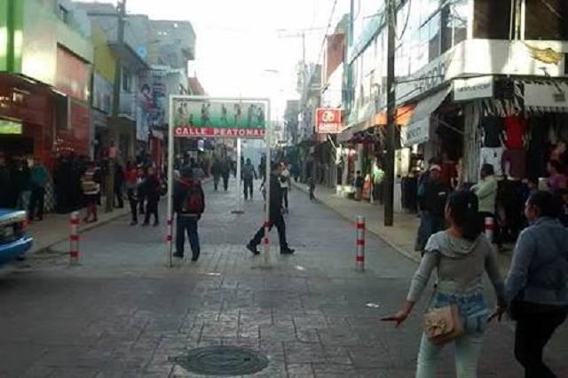 Por nombramiento de Centro Histórico, Tehuacán se peatonaliza
