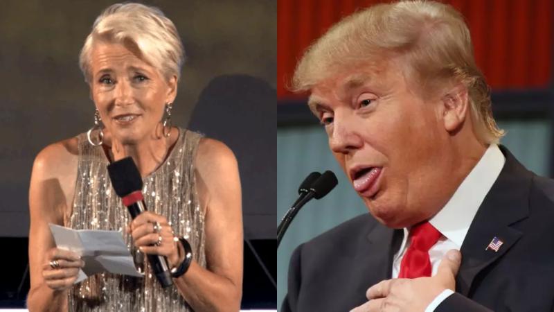 Emma Thompson asegura que Trump la invito a salir tras su primer divorcio