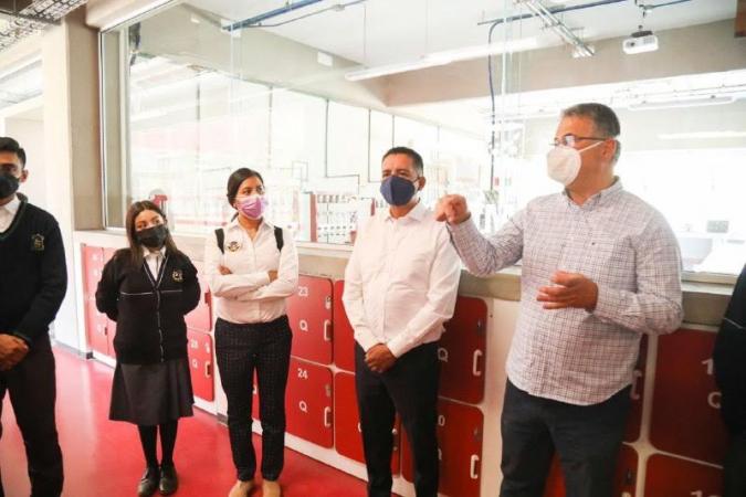 Realizan Un Día con el Presidente en el Bachillerato Digital Elena Garro