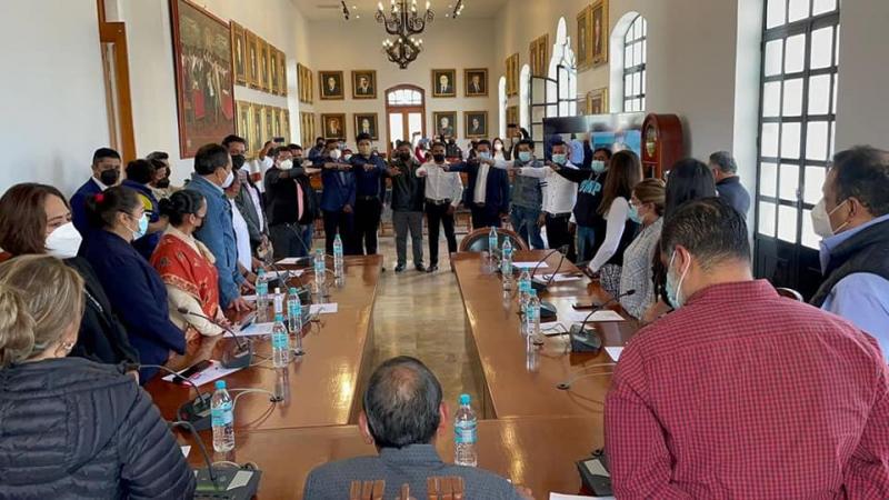 Toman protesta a los 12 alcaldes auxiliares de Tehuacán