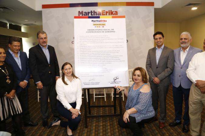 Ofrece Martha Érika crear primer observatorio social